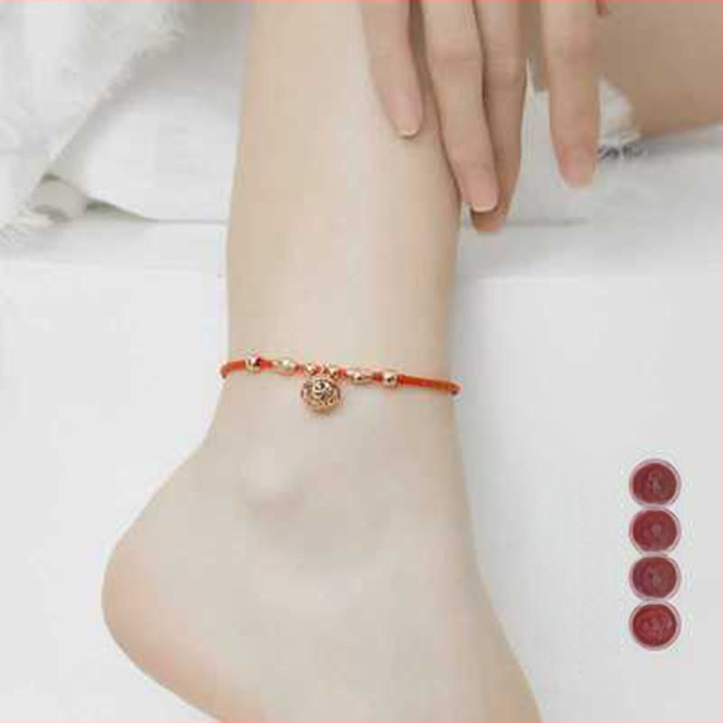 Brățară de gleznă în stil național, cupru, ambalaj individual, primăvara 2021