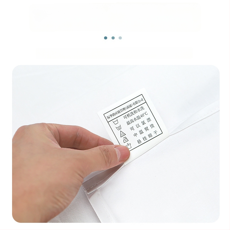 Cearșaf de pat din poliester-cotton, țesătură twill, țesătură vopsită, stil modern minimalist, marcă 3585