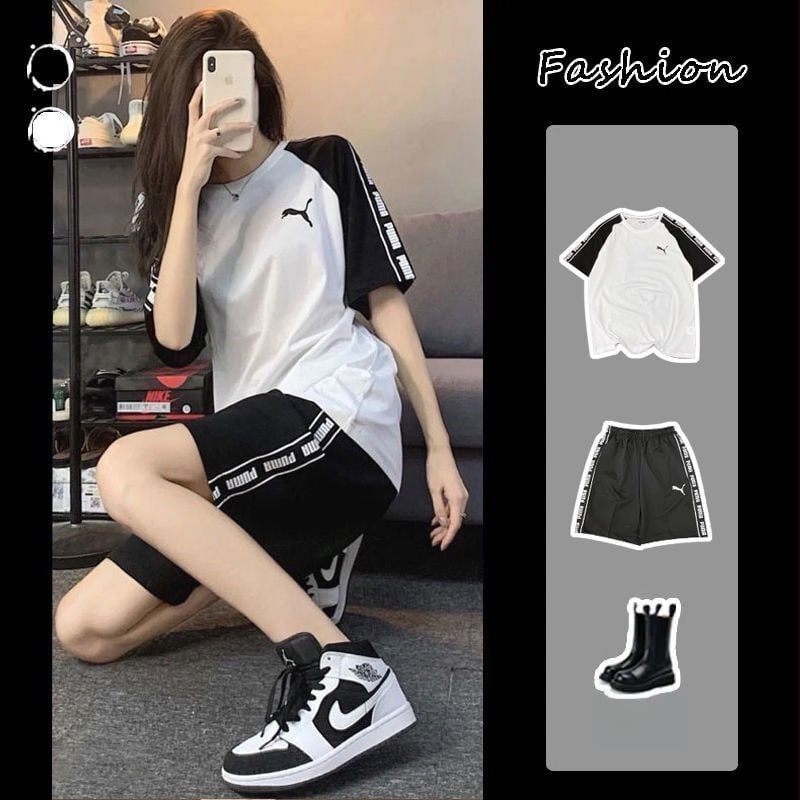 Set din două piese din poliester, imprimeu animal, pantaloni cropped, mâneci 3/4, vară 2024, stil lejer