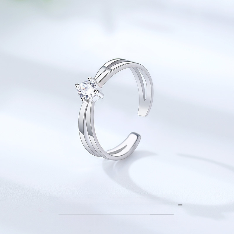 Inel pentru degetul de la picior, stil japonez-coreean, vârf deschis, electroplacat, pietre mozaice