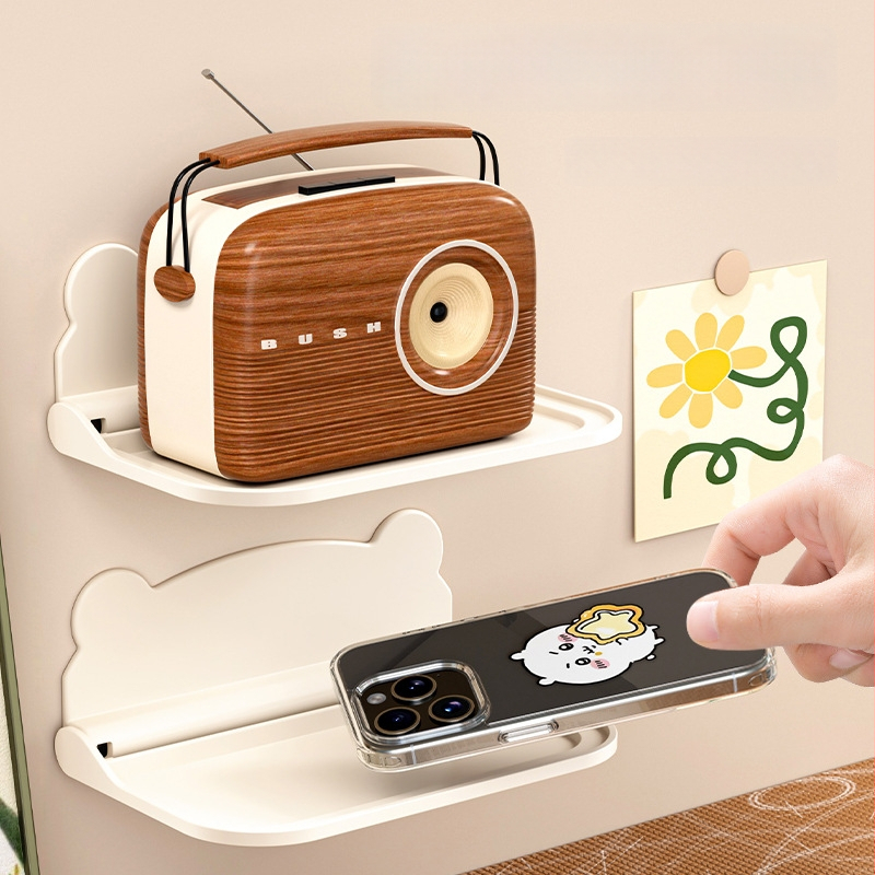 Raft pliabil de perete, material PP, un singur etaj, multifuncțional