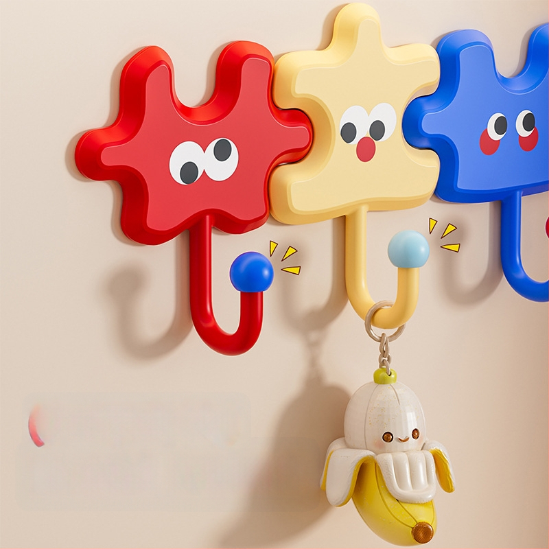 Cârlig adeziv ABS, fără găuri, capacitate 1–3 kg, montare pe perete, cârlig unic