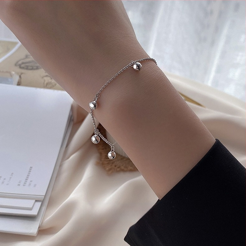 Глезенна гривна със седем звънчета, медна, геометричен дизайн, персонализирана