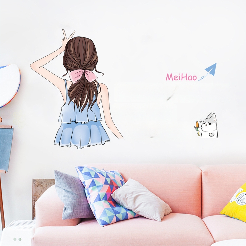 CH46013 Самозалепващ PVC стенен стикер – водоустойчив плосък стенопис, модерен минималистичен стил за дневна и спалня, от Chuan Hao
