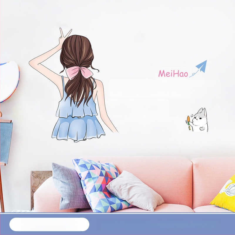 CH46013 Самозалепващ PVC стенен стикер – водоустойчив плосък стенопис, модерен минималистичен стил за дневна и спалня, от Chuan Hao