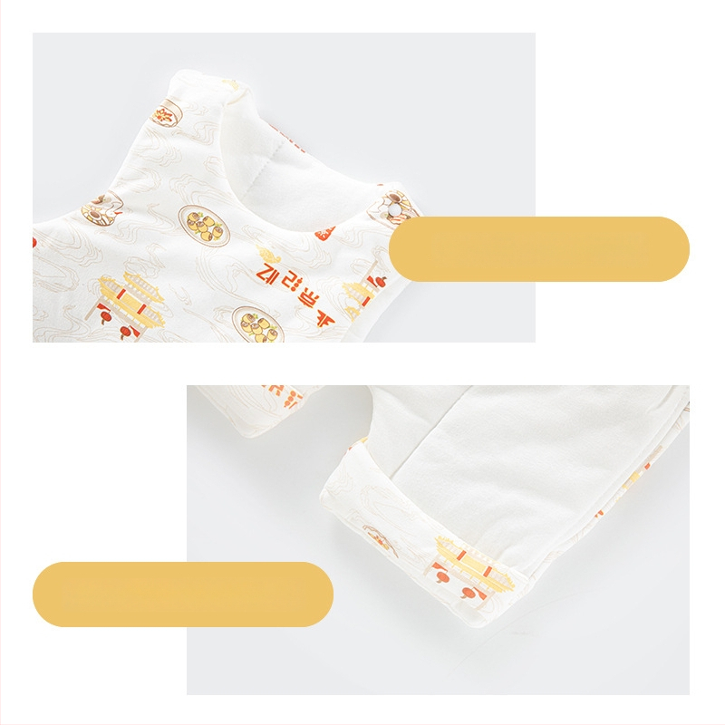 Sac de dormit pentru bebeluși în stil vestă – material din bumbac pur (exterior și căptușeală 95%+), umplutură poliester-bumbac, potrivit pentru iarnă, primăvară și toamnă, pentru nou-născuți până la 3 ani