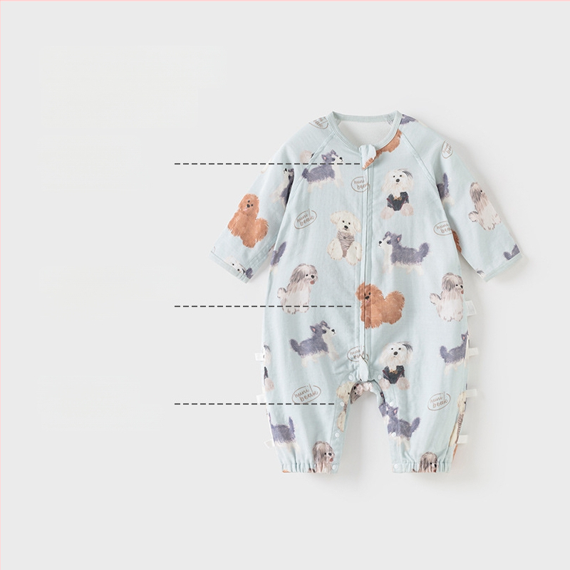 Бебешки спален чувал със разделени крачета, дишаща мрежа, дълги ръкави, дължина 80 см, за деца 1–3 години