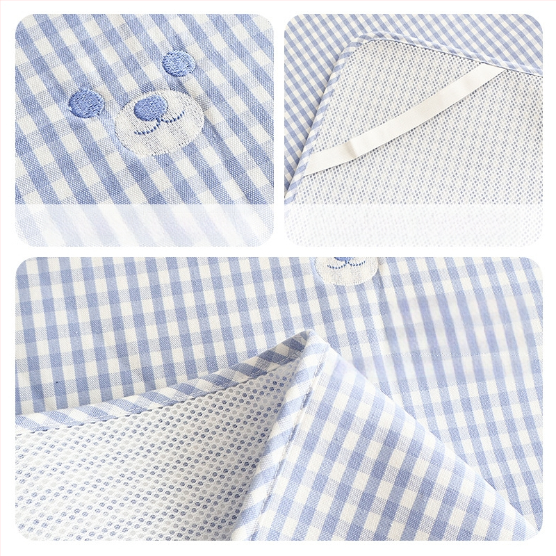 Бебешки мат Ramie, клас А, за възраст 1–6 години, с кант и принт на карикатури