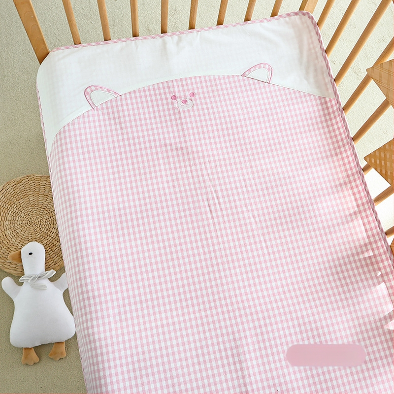 Бебешки мат Ramie, клас А, за възраст 1–6 години, с кант и принт на карикатури