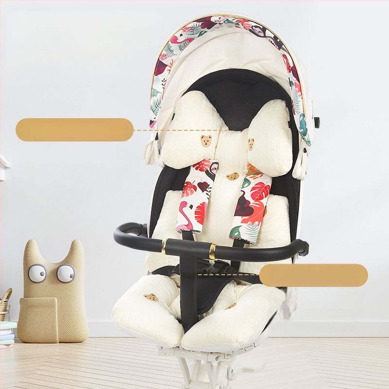 Подложка за детска количка – дебелена, памук-полиестер, за всички сезони