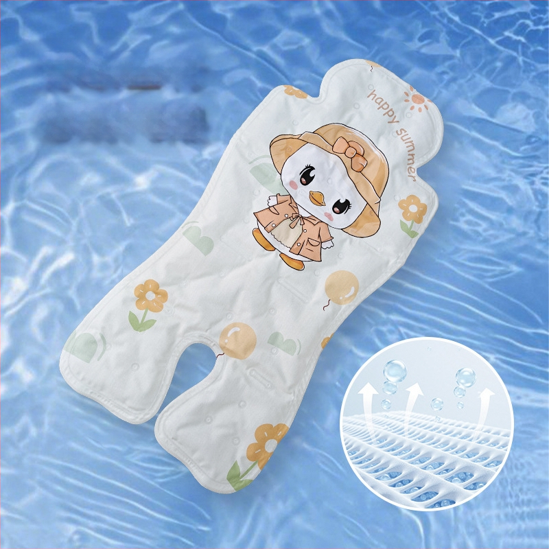 Седалка за детска количка – охладителна подложка с ледени зърна, памук, Zhi'erle, универсална за T6 количка