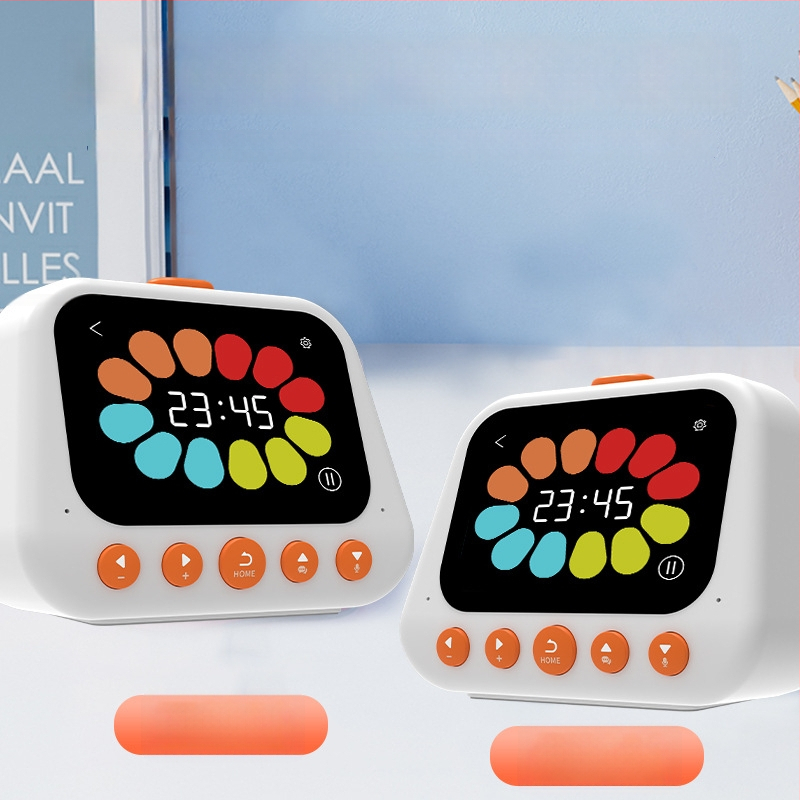 Будилник с таймер за обратно броене, календар и аларма - LCD дисплей, захранване от батерии, пластмасов корпус