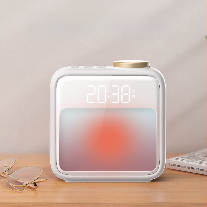 Светлина за събуждане с нощен будилник, Grating, стил модерен минимализъм, CE сертификация