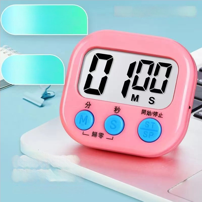 Кухненски таймер с автомобилна форма, аналогов дисплей (указател + цифри), светлинно-вълново движение, външно захранване