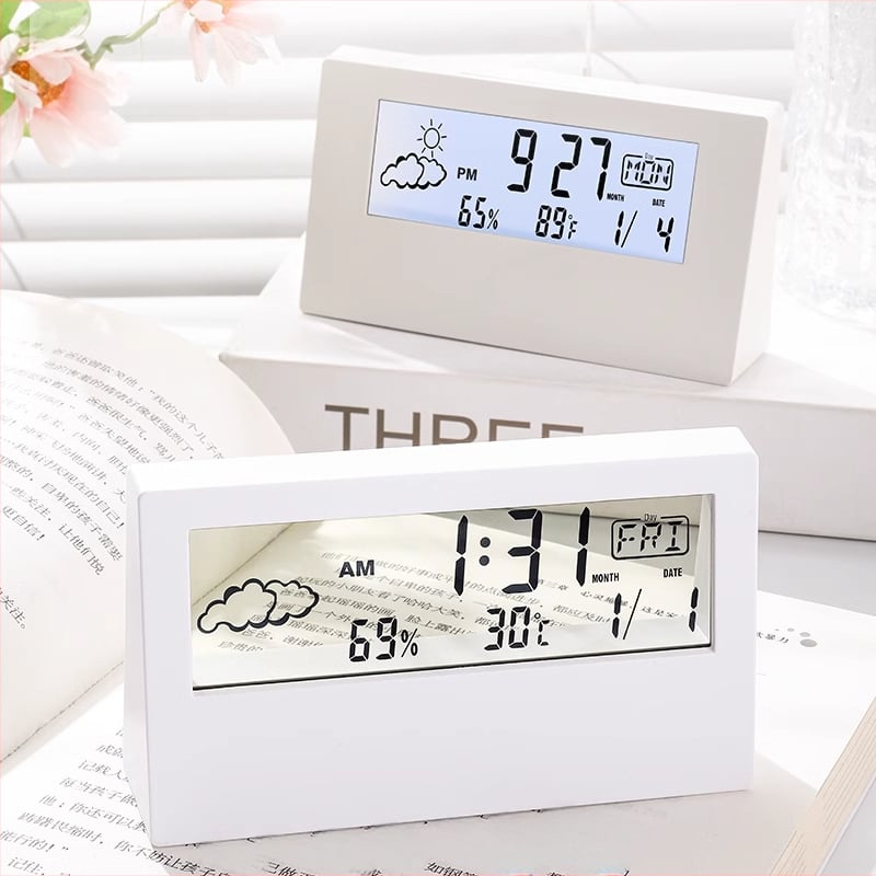 Настолен будилник за ученици с аналогов дисплей, кръгъл дизайн, батерийно захранване, механично движение