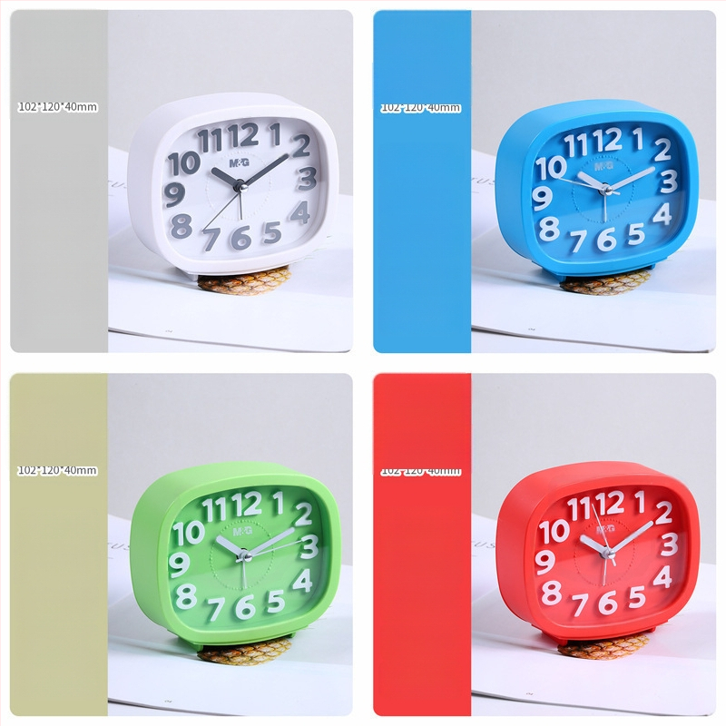 Будилник за нощен шкаф – LED дисплей, кварцов механизъм, захранване от батерии, едностранен дисплей, In Time