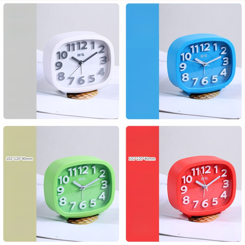 Будилник за нощен шкаф – LED дисплей, кварцов механизъм, захранване от батерии, едностранен дисплей, In Time