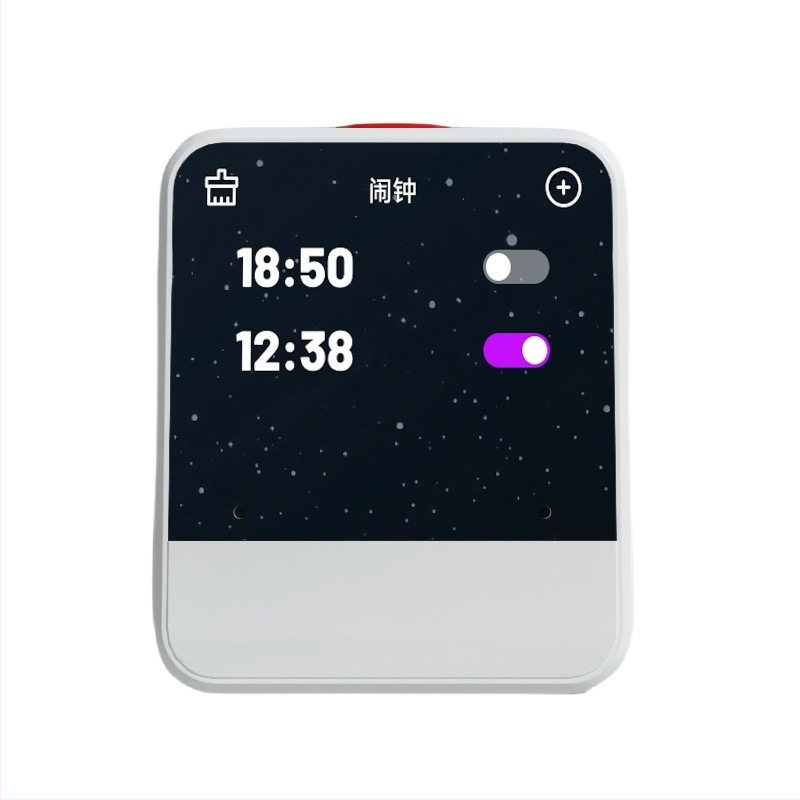 M3 AI гласов интелигентен будилник с LED дисплей за цифри, батерия, електронно движение, циферблат от закалено стъкло