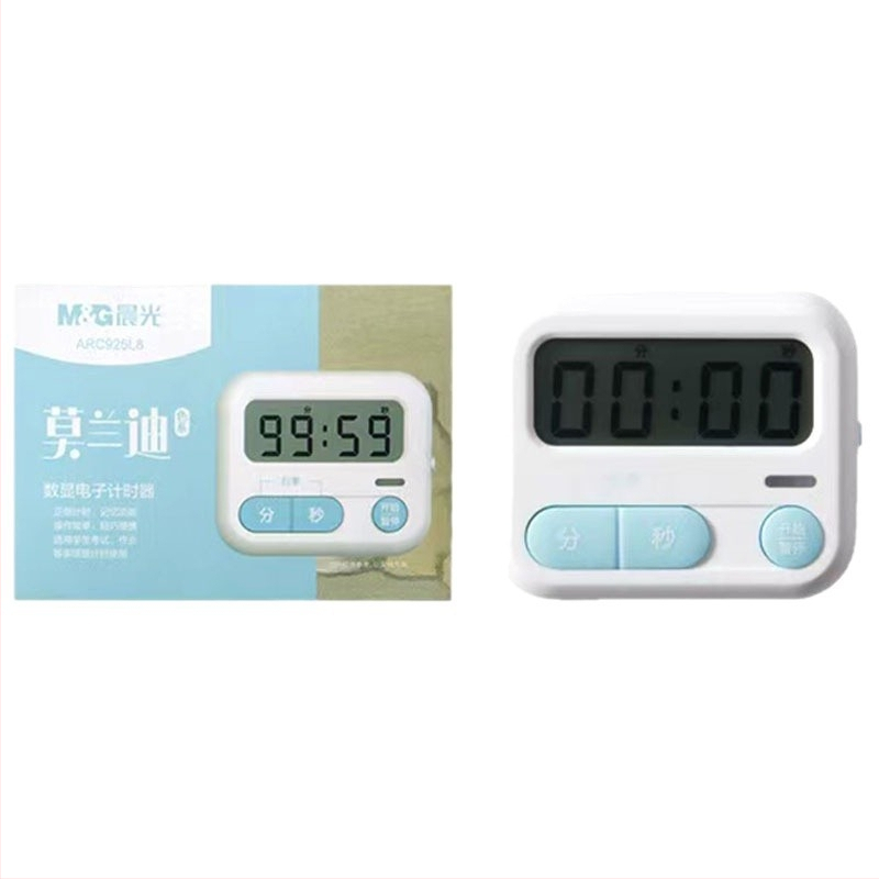 Morning light електронен таймер за обратно броене с цифров LED дисплей, батерийно захранване, пластмасов корпус