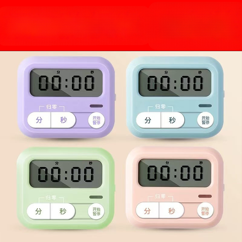 Morning light електронен таймер за обратно броене с цифров LED дисплей, батерийно захранване, пластмасов корпус