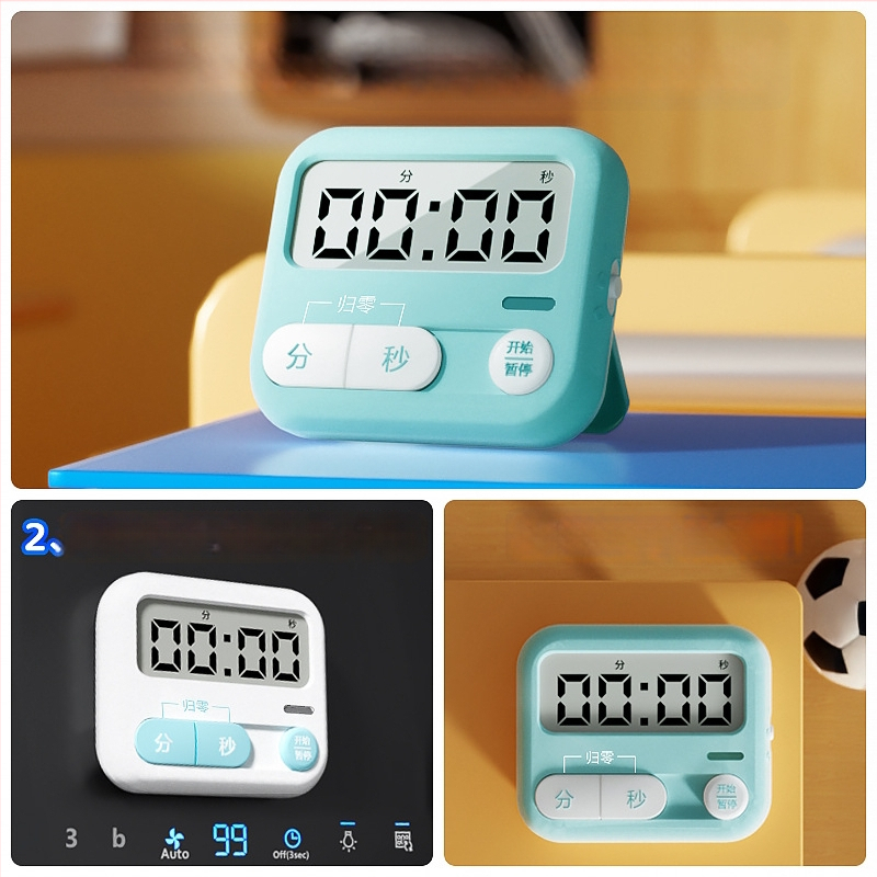 Електронен кухненски таймер с LED дисплей, аларма, захранван от батерии, модел ARC925L8