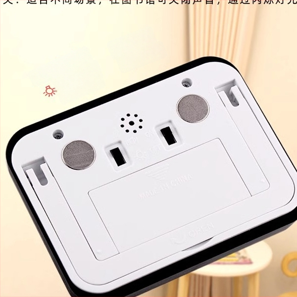 Мултифункционален електронен таймер с аларма, правоъгълно пластмасово тяло, LCD дисплей, захранване с батерии