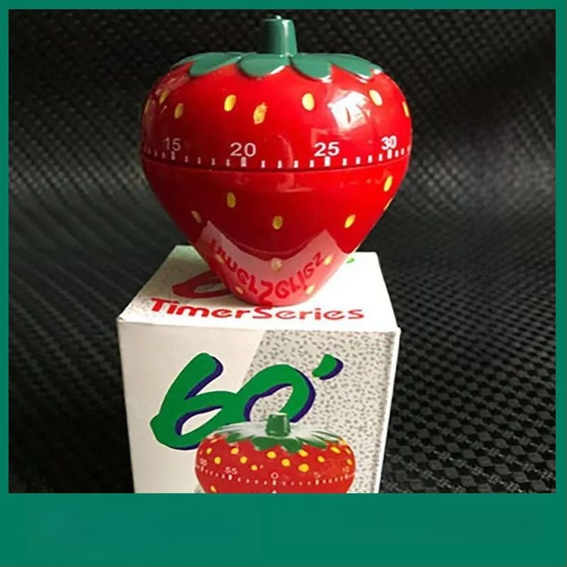 Детски механичен таймер за учене с указател — кръгъл корпус, батерийно захранване