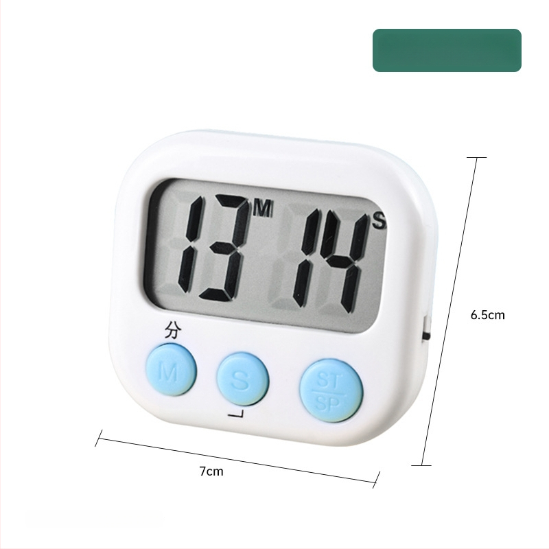 Кухненски механичен таймер с аналогов показател, корпус от алуминиева сплав, захранване със суха батерия, карикатурен дизайн