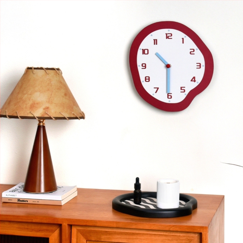 Nástenné hodiny do obývačky, moderný minimalistický štýl, umelecký rám, tichý quartzový pohyb, akrylové puzdro