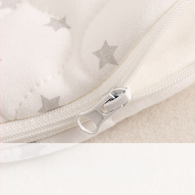 Sac de dormit pentru bebeluși, tip cocoon, material din bumbac, căptușeală din bumbac pur (95%+), umplutură poliester-bumbac, fermoar metalic, pentru nou-născuți 0–1 ani, utilizare iarnă-primăvară-toamnă