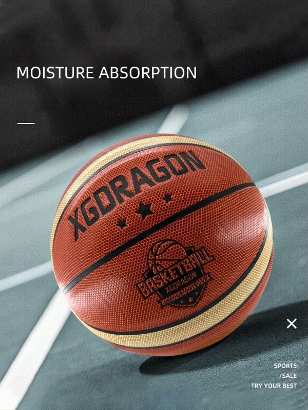 Basketbal PU, značka Happy Dragon, prispôsobenie k dispozícii, na tréning v interiéri aj exteriéri