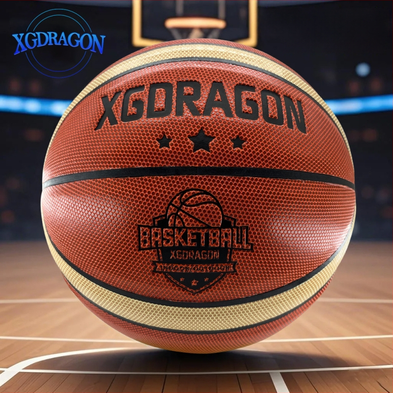Basketbal PU, značka Happy Dragon, prispôsobenie k dispozícii, na tréning v interiéri aj exteriéri