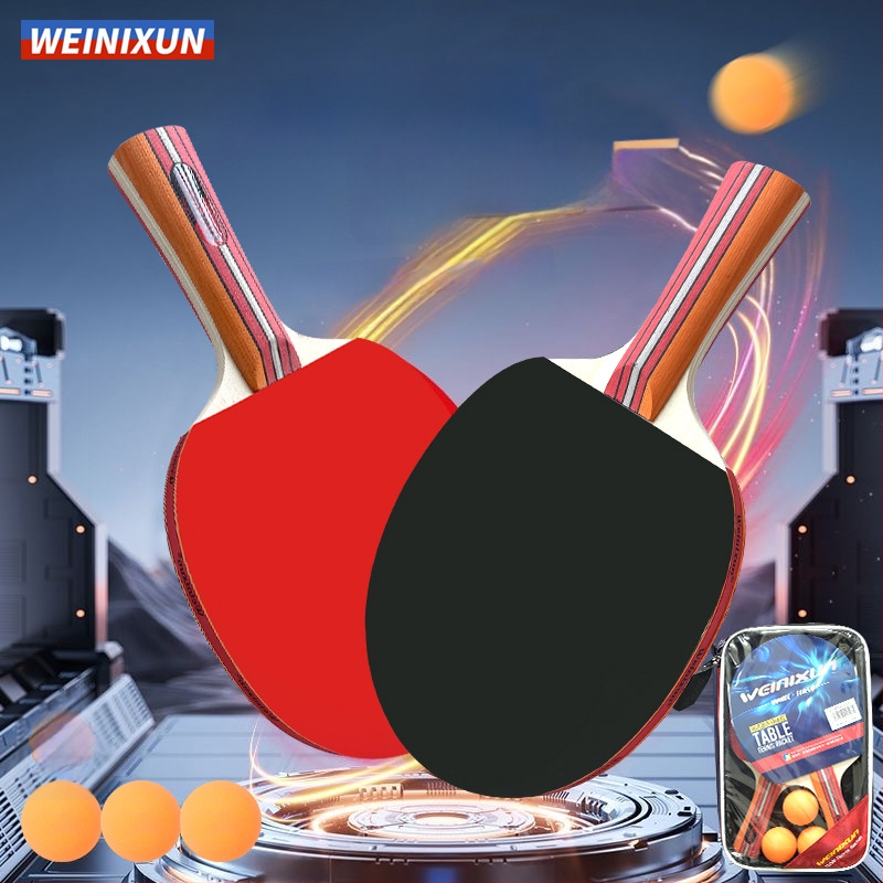 Wynison stolnotenisová raketa – profesionálny tréningový set s gumou proti lepeniu, horizontálny úder, poplar doska, špecifikácia 40