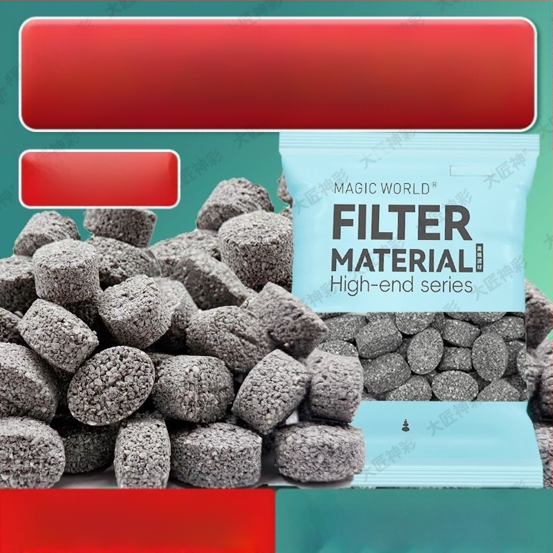 Keramikinis akvariumo filtravimo medžiaga – 500 g, tinkama gėlo vandens žuvims, Prekė Magic World/Master Shencai