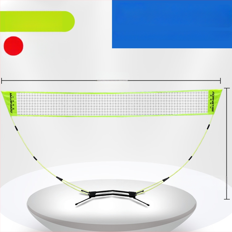 Prenosný rám na badmintonovú sieť, pre vonkajšie použitie, skladateľný, štandardná/profesionálna trieda, značka Mornstar/Morisdan