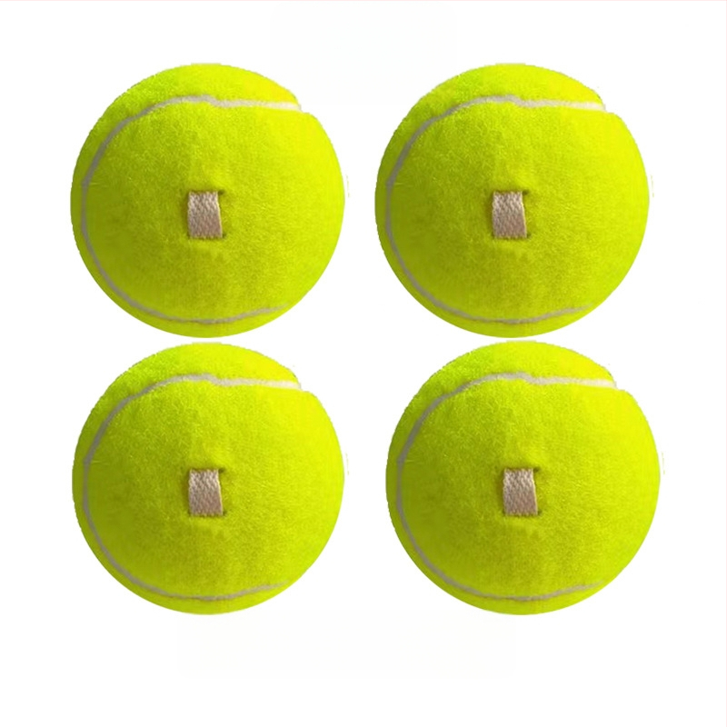 Tenisový tréner na samostatný tréning s upevneným lanom, elastický návratový káblik a lopta z chemickej vlákniny