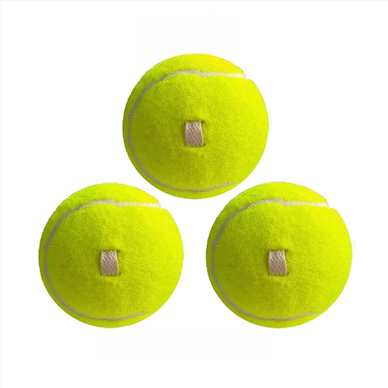 Tenisový tréner na samostatný tréning s upevneným lanom, elastický návratový káblik a lopta z chemickej vlákniny