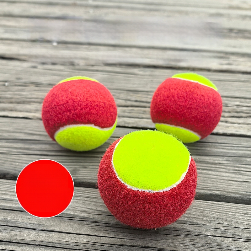 Jemná gumová tenisová loptička na tréning pre deti, nízky tlak, prechodová loptička pre začiatočníkov a tínedžerov