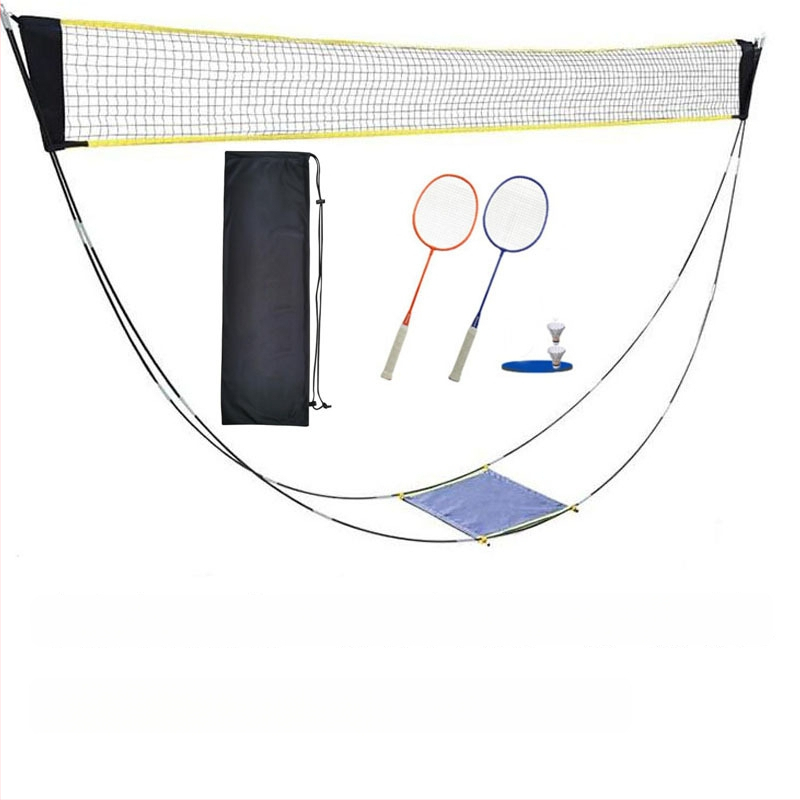 Set rakiet na badminton pre 2–4 osoby, rám z ferro- zliatiny, nylonové šnúry, hmotnosť 95–100 g, hrúbka rukoväte G5, tvrdosť tyče extra hard