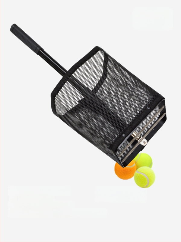 Prenosný teleskopický zberač tenisových loptičiek, odnímateľný, nastaviteľný uhol, model 89-45; materiál: Iné; špecifikácia: Predvolená položka; vhodný šport: Tenis
