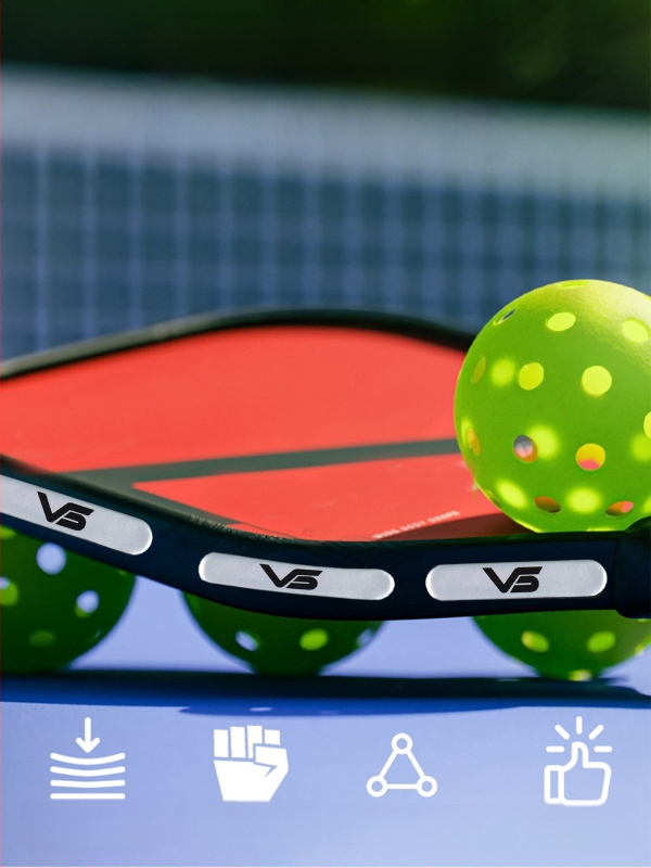 Vispinvo Counterweight pre pickleball raketu — rám zo oloveného plechu, samolepiaci, hmotnosť 3 g