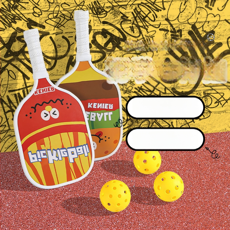 Kenier sada pickleball rakiet – drevené rakety, 300 g každej rakety
