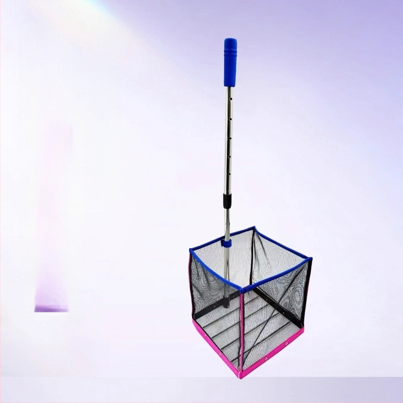 Hasago Zberač loptičiek pre pickleball so skladovacím boxom — zliatina, 0,7 kg, vhodný do interiéru a exteriéru