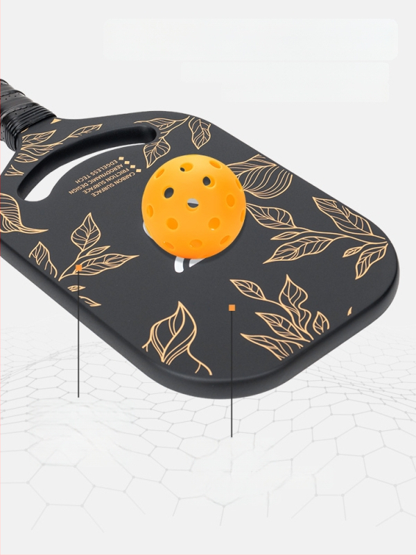 Sada rakiet na pickleball z uhlíkových vlákien, 3K prispôsobenie, Značka Jusain/customized, Hmotnosť 235 g