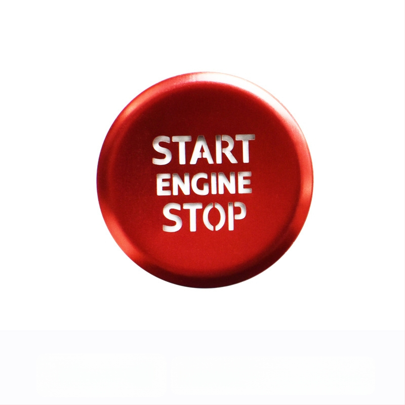 Audi Q5L dekoračné centrálne tlačidlo pre štart jedným tlačidlom a elektronickú ručnú brzdu – hliníková zliatina, bez loga, bez prispôsobenia