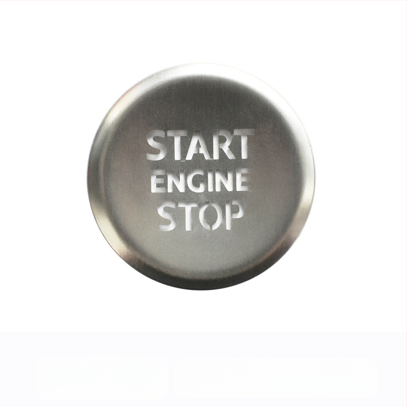 Audi Q5L dekoračné centrálne tlačidlo pre štart jedným tlačidlom a elektronickú ručnú brzdu – hliníková zliatina, bez loga, bez prispôsobenia