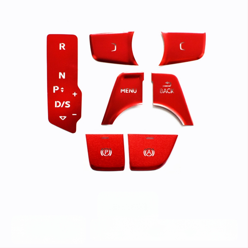 Audi Q5L dekoračné centrálne tlačidlo pre štart jedným tlačidlom a elektronickú ručnú brzdu – hliníková zliatina, bez loga, bez prispôsobenia