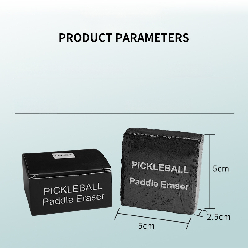 Guma na čistenie rakety pickleball — špeciálna guma na rakety pickleball, prírodná guma, odolná voči opotrebeniu