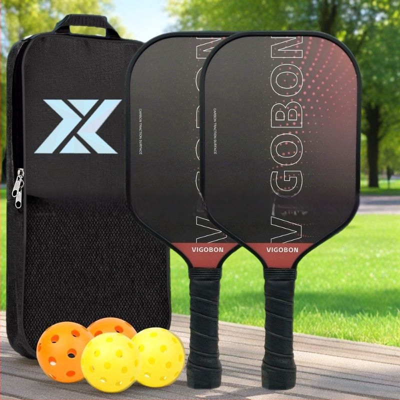 Karbonová raketka na pickleball s jadrom honeycomb, MCA, hmotnosť 223 g