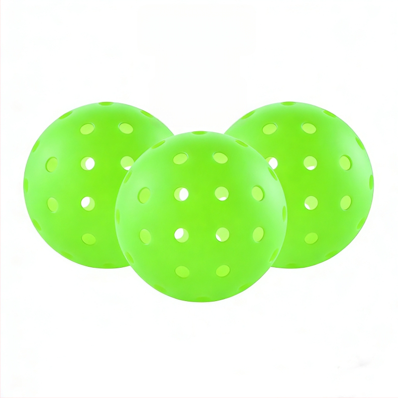 Pickleballová lopta - 48 otvorov, plast, 26,5 g - na vonkajšie použitie, integrovaný odraz
